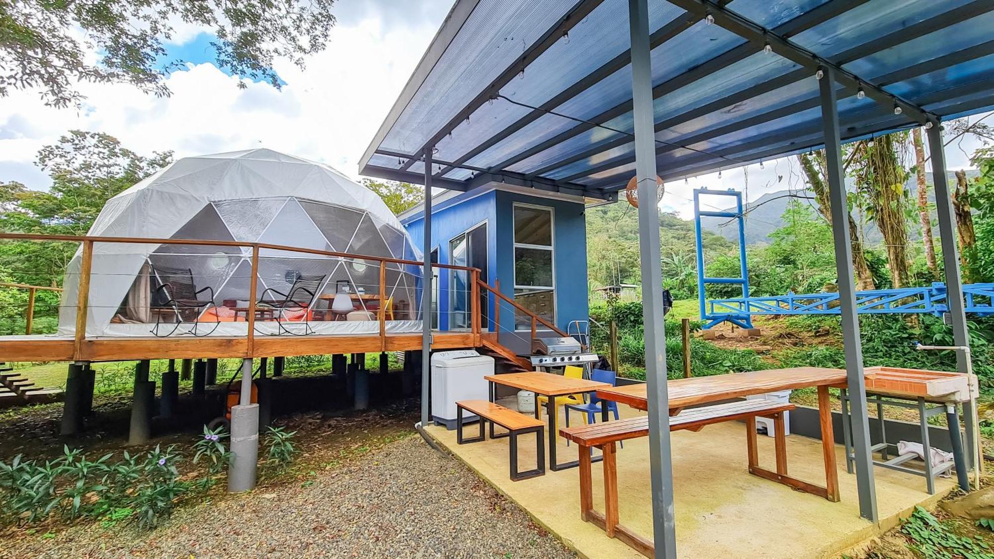 Bitzu Dome-Bijagua Riverside Glamping Exteriör bild