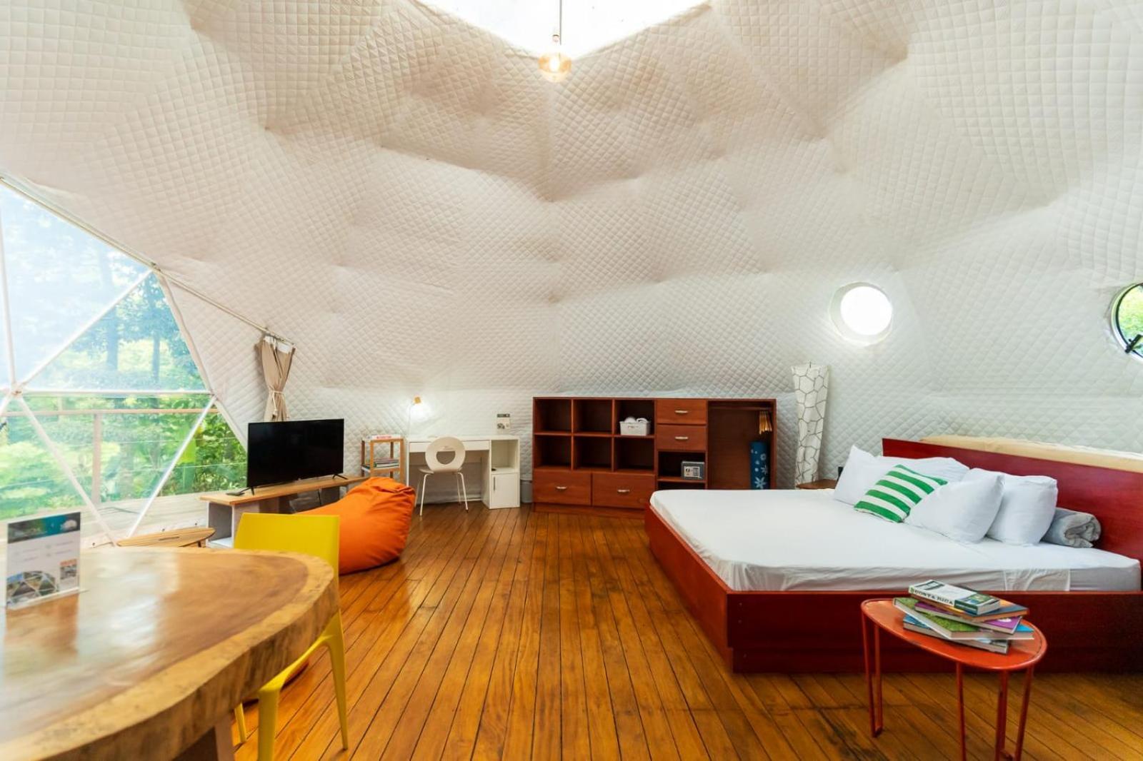 Bitzu Dome-Bijagua Riverside Glamping Exteriör bild